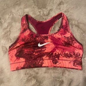 Nike splash print sports bra size L